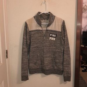 PINK Victoria’s Secret quarter zip size small